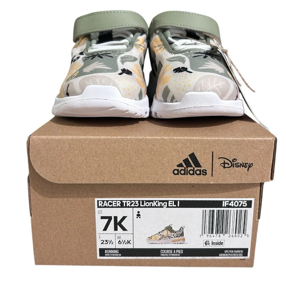 Adidas Kids Lion King Sneakers - Green and Yellow - Picture 2 of 7